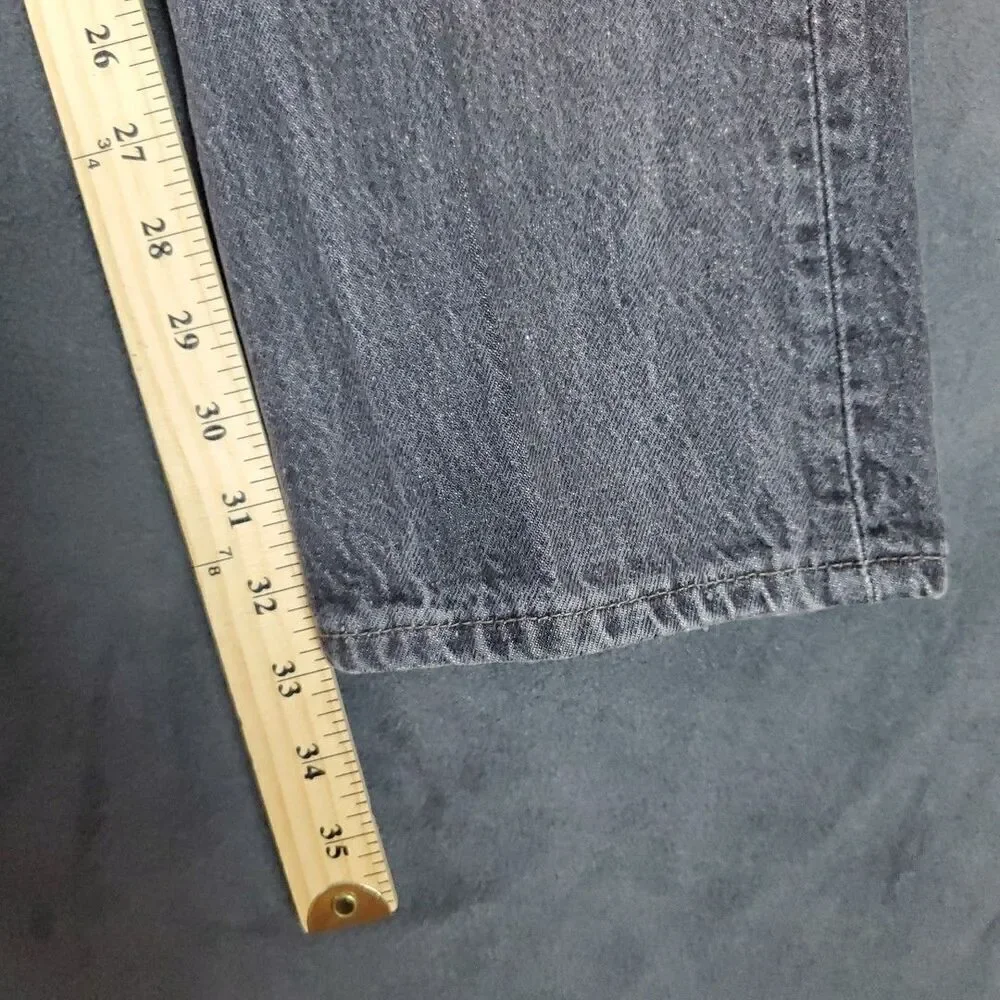 Vtg Levis 501 Jeans Dark Wash Men's 32 X 33 Made in USA Button Fly (tag 34X34)